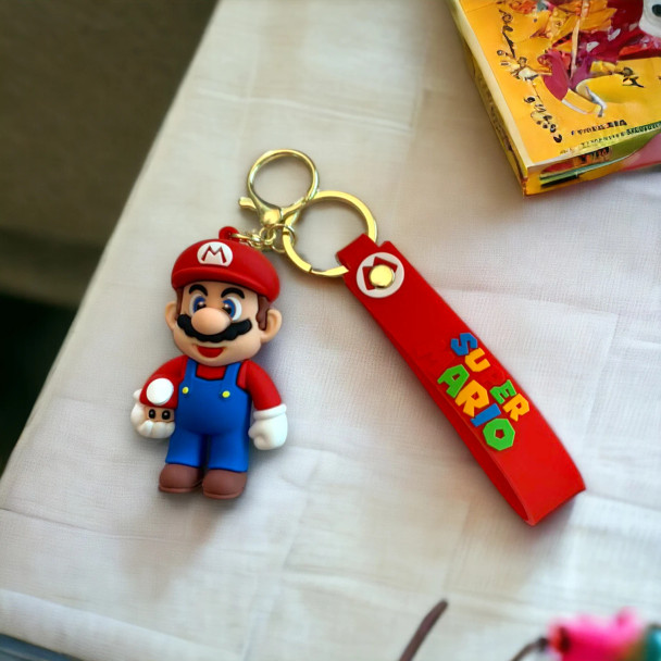 Exclusive Super Mario 3D Figure Keychain Heritage Collection Detail