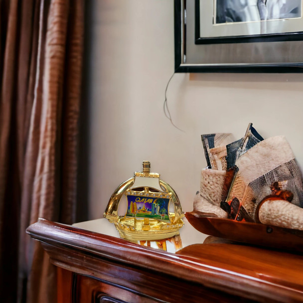 Premium Exquisite Qatar Gold Plated Dhow High-Quality Design