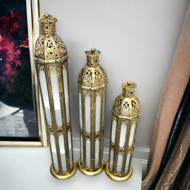Premium Elegant Lanterns Set Arabic High-Quality Design
