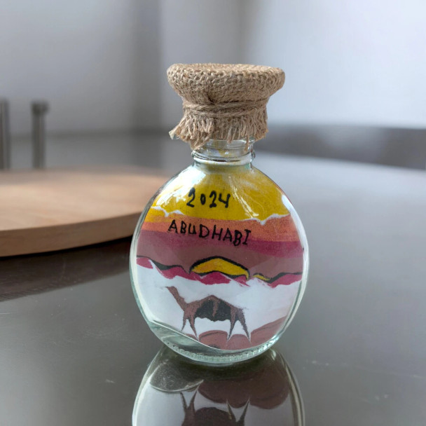 Premium Abu Dhabi Sand Art Bottle High-Quality Design