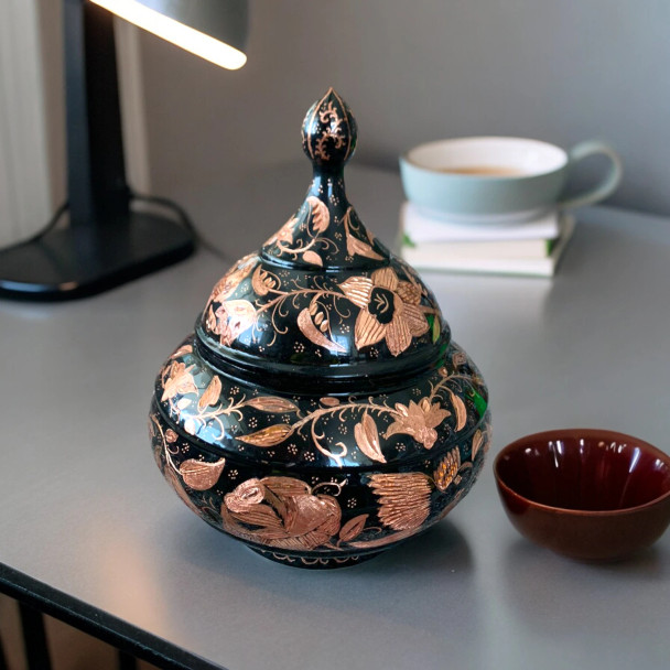 Premium Artisan Masterpiece Engraved Copper Candy High-Quality Design