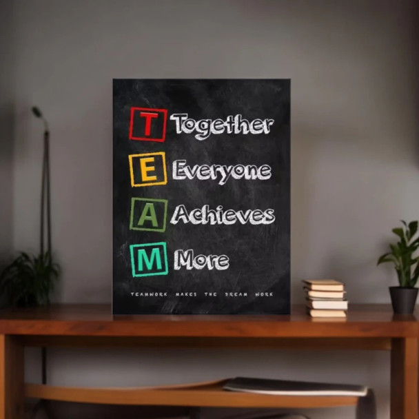 Together Everyone Achieves More | Original Digital Illustration - Luxury Handcrafted Art Craftihouse Dubai