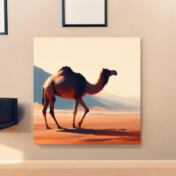 Premium Camel Painting High-Quality Design
