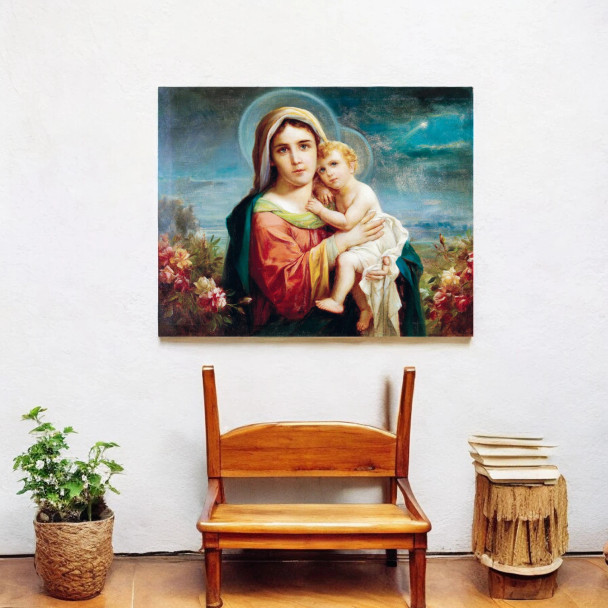 Premium Madonna And Child Art High-Quality Design