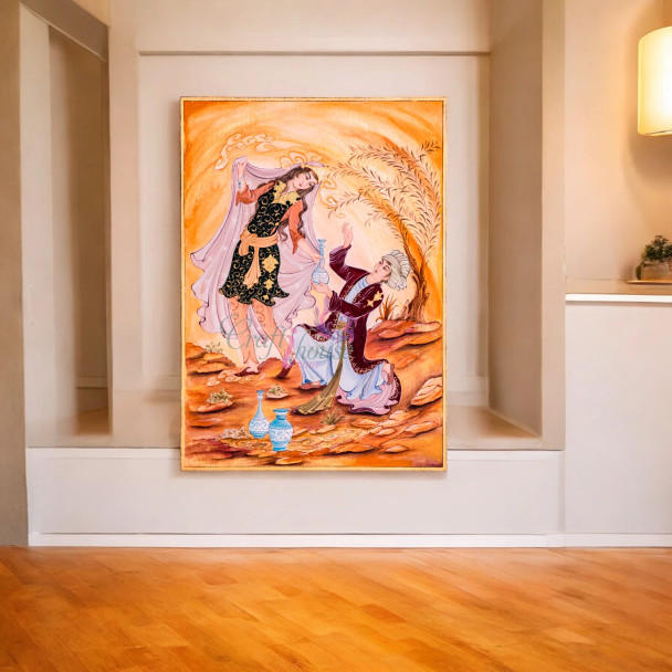 Miniature Painting Art - | Creative Home Decor Print - Luxury Handcrafted Art Craftihouse Dubai
