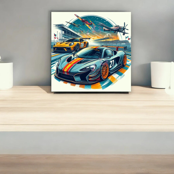 Sport Cars - Sport Cars | Racing Cars Digital Poster - Luxury Handcrafted Art Craftihouse Dubai