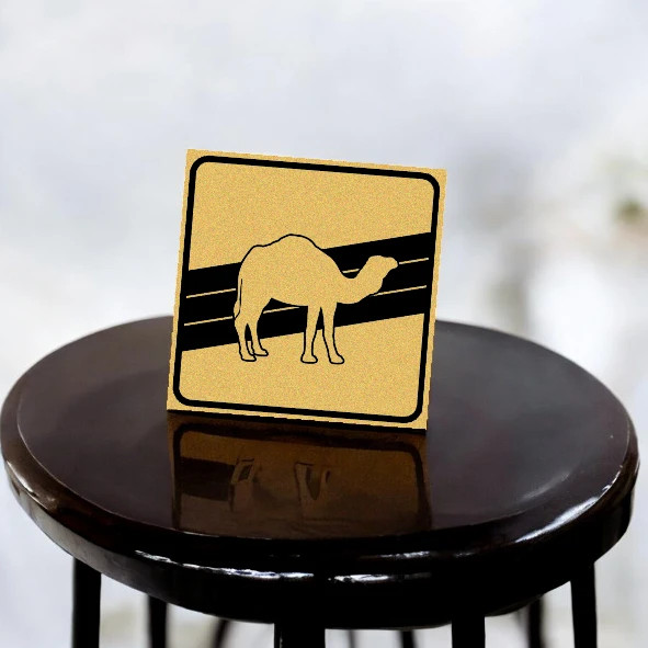 Premium Uae Authentic Camel Elegant Whimsical Artisan Detail View