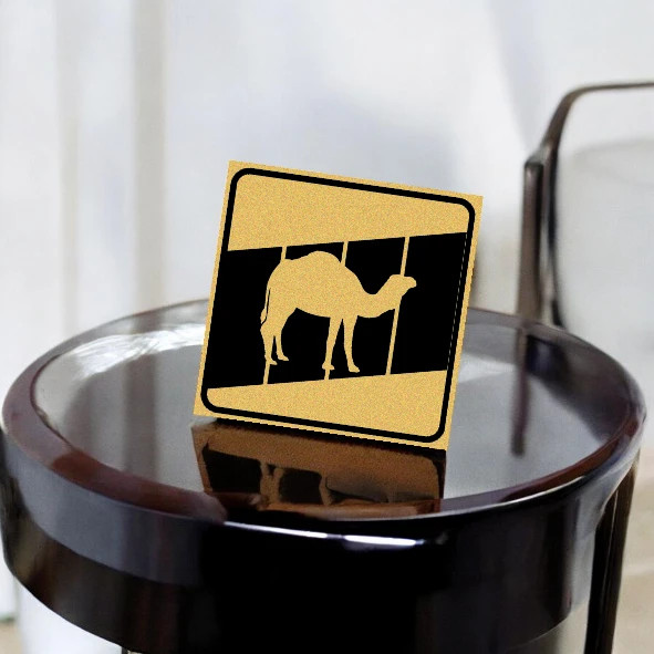 Camel Delightful Desert Sarcastic Camel Authentic | Sophisticated Boutique Accessory - Luxury Handcrafted Art Craftihouse Dubai