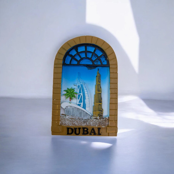 Ceramic Dubai Burj Al Premium Heritage | Luxury Heritage Fridge Magnet | Unique Artisan Piece - Luxury Handcrafted Art Craftihouse Dubai