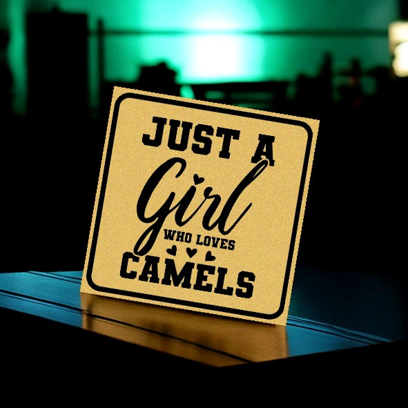 Just A Girl Who Loves Luxury | Handcrafted Fridge Memento - Luxury Handcrafted Art Craftihouse Dubai