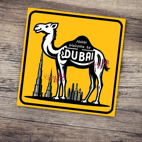 Premium Habibi Welcome To Camel Iconic Artisan Detail View