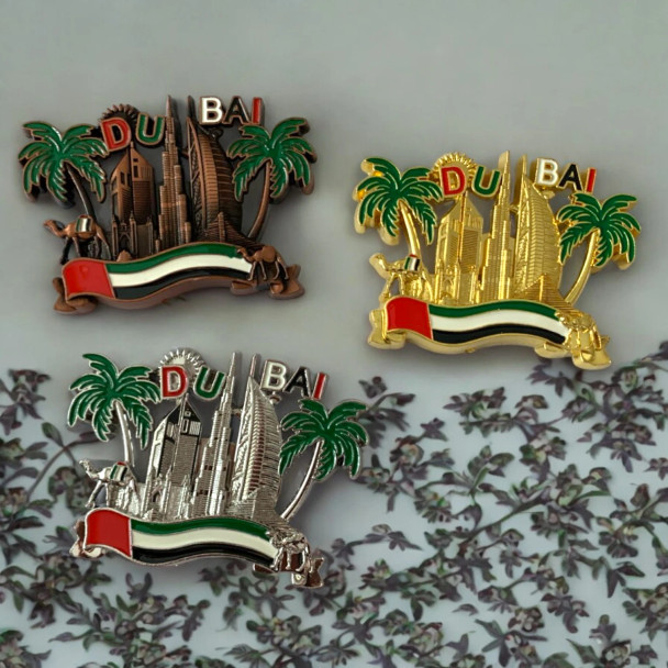 Luxury Uae Metal Iconic Buildings & Artisan Detail View