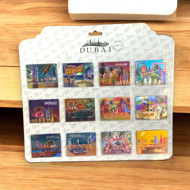 Luxury Set 12 Pcs Printed Foil Artisan Detail View