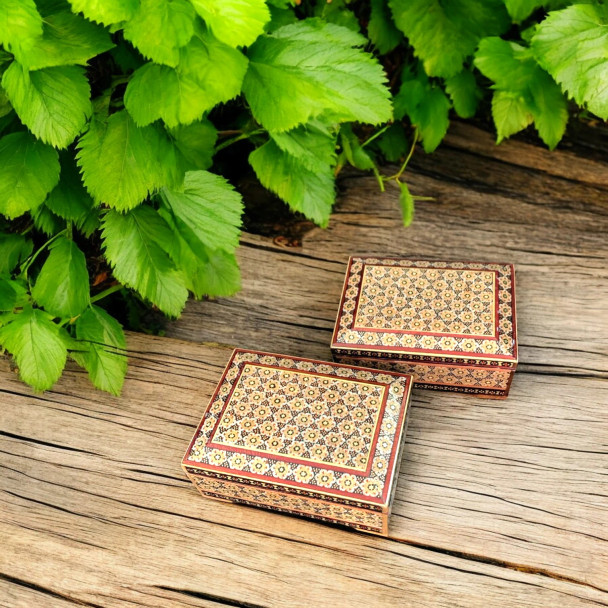 Luxury Premium Wooden Gift Box Set Artisan Detail View