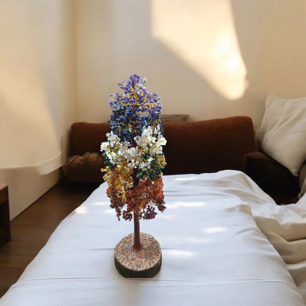 Premium Artisan 7 Chakra Crystal Tree Craftsmanship and Design