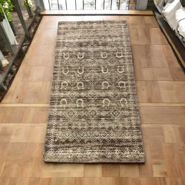 Luxury Pure Wool Carpet 150x80 Cm Artisan Detail View