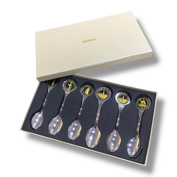 Luxury Spoon Set 6-piece Collector’s Artisan Detail View