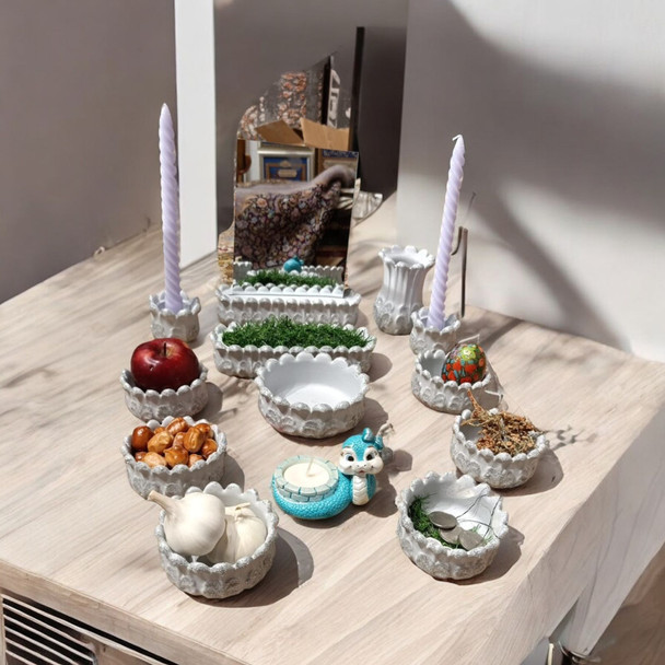 Luxury Ceramic Resin Haft Seen Artisan Detail View