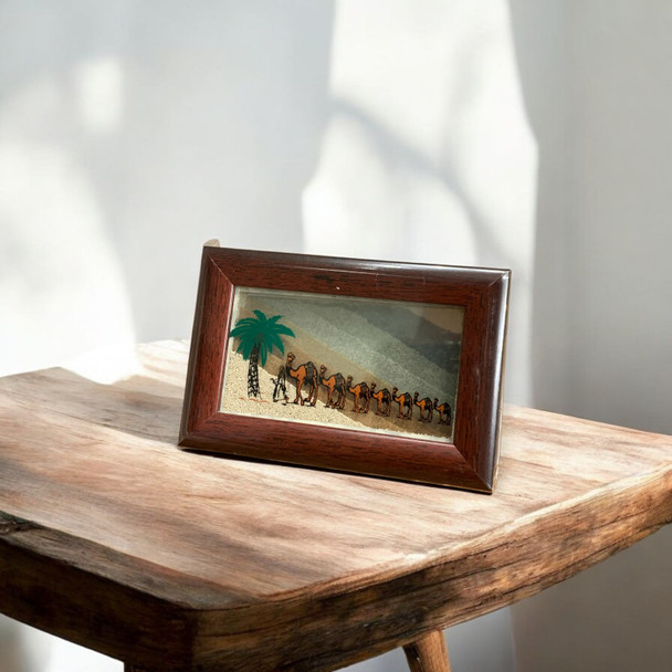 Seven Sands Moving Frame 12x8 | Premium Handcrafted Memento | High-end Heritage Art - Luxury Handcrafted Art Craftihouse Dubai