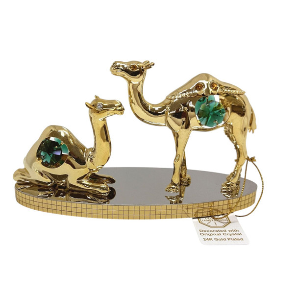 gold-plated-camels-green-crystals-set