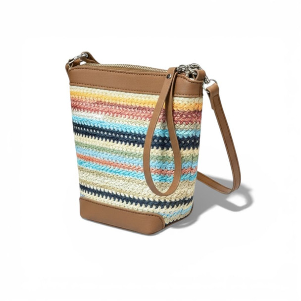 A lifestyle view of the Lafite and cow leather bag, showcasing its sophisticated silhouette as a high-end fashion accessory.