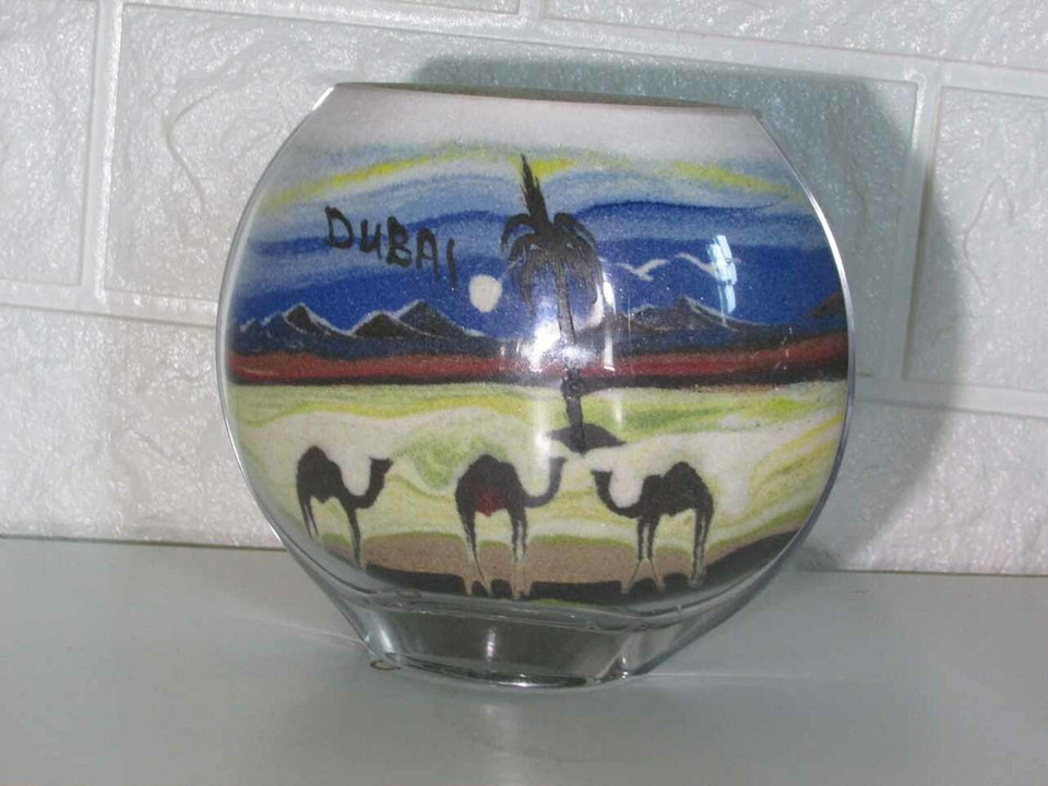 Assorted Dubai Sand Bottle Perfect Souvenirs Bespoke Art