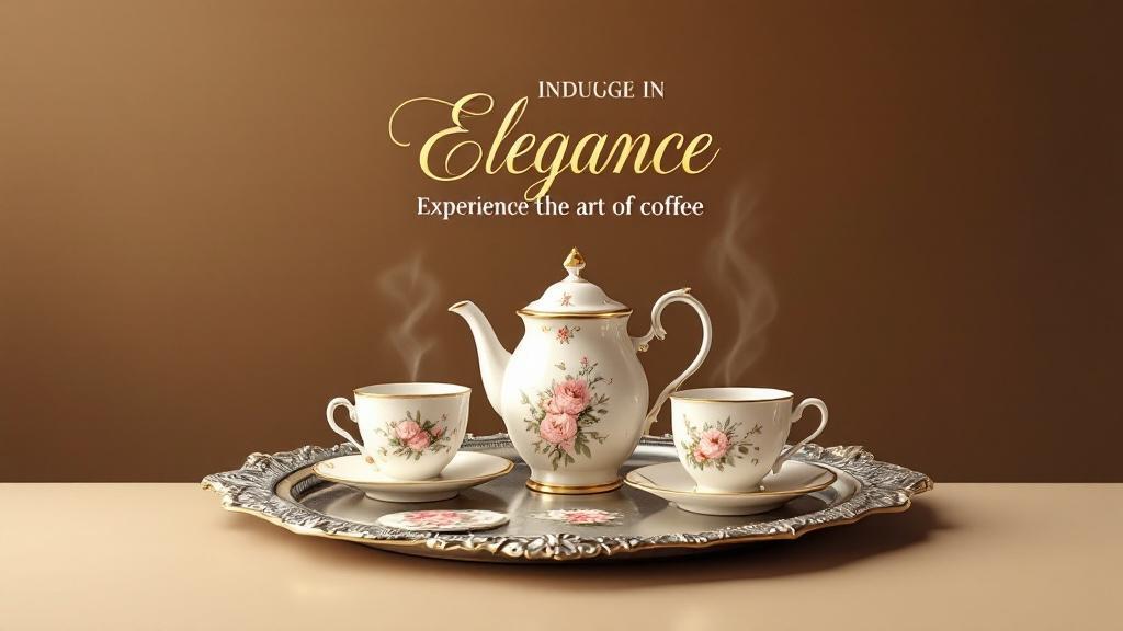 coffee set & tray coffee set & tray