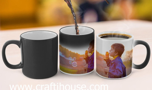 KashyapCreative Photo Frame Printing Magic Cup Ceramic Coffee Mug