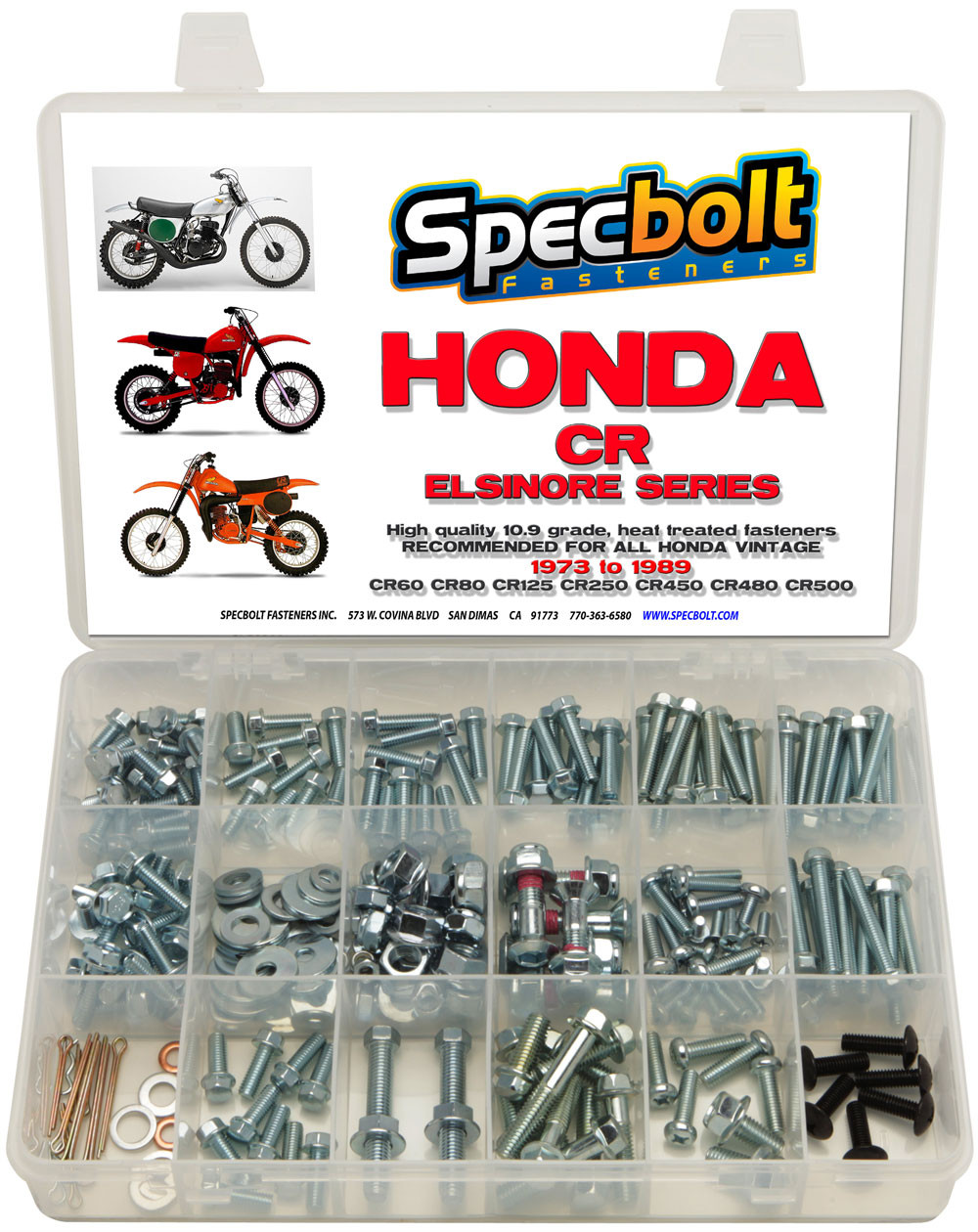 Honda Elsinore 1973-1987 CR MR & MT 250Pc Bolt Kit