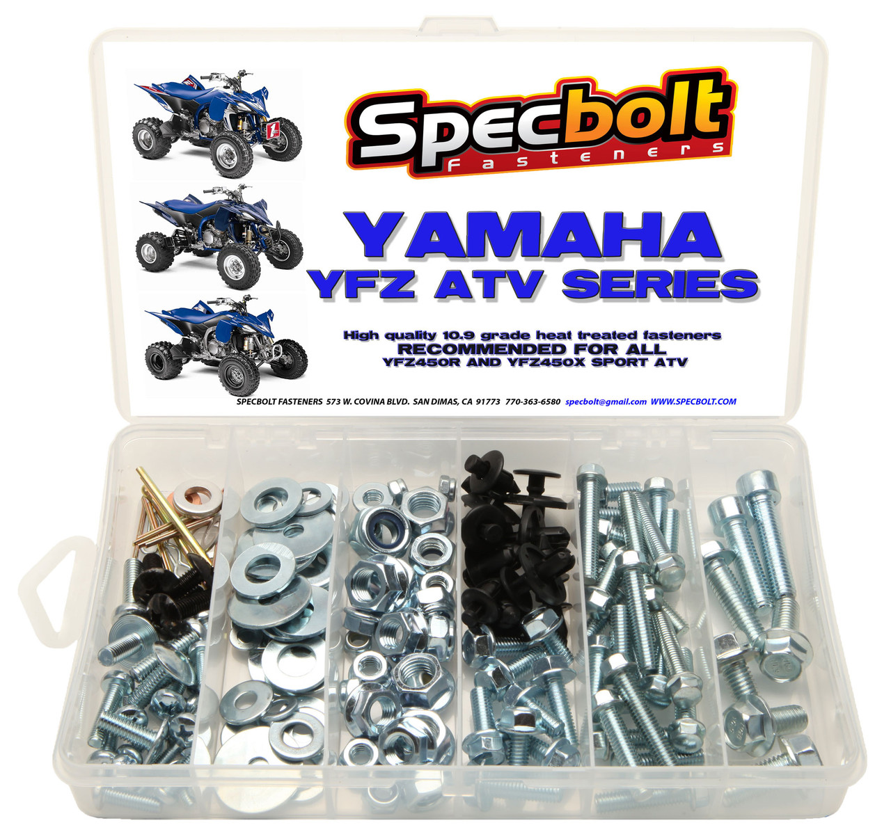 Yamaha YFZ450 ATV 120pc Bolt Kit