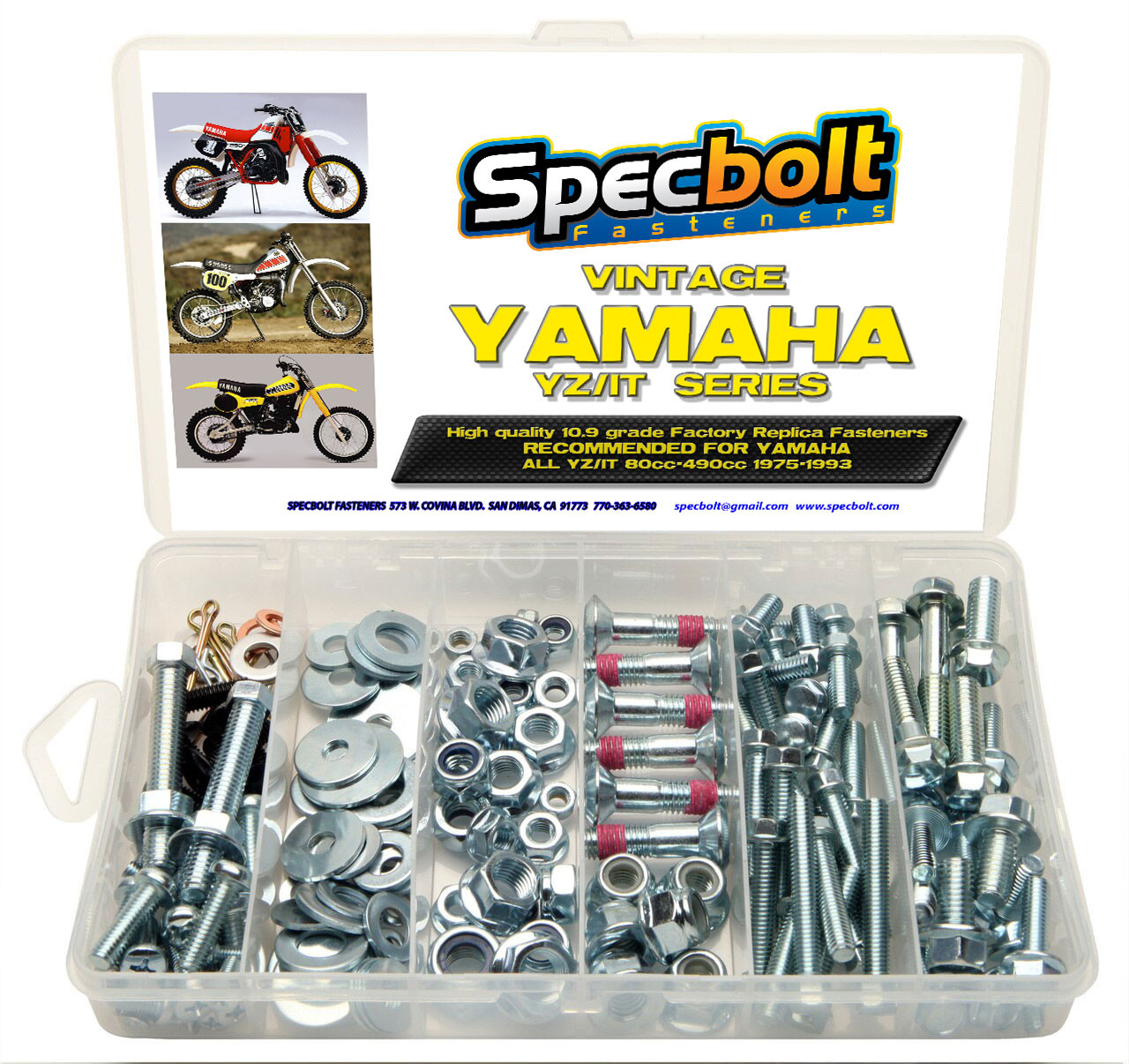 Yamaha Vintage YZ IT 2-Stroke 150pc Bolt Kit