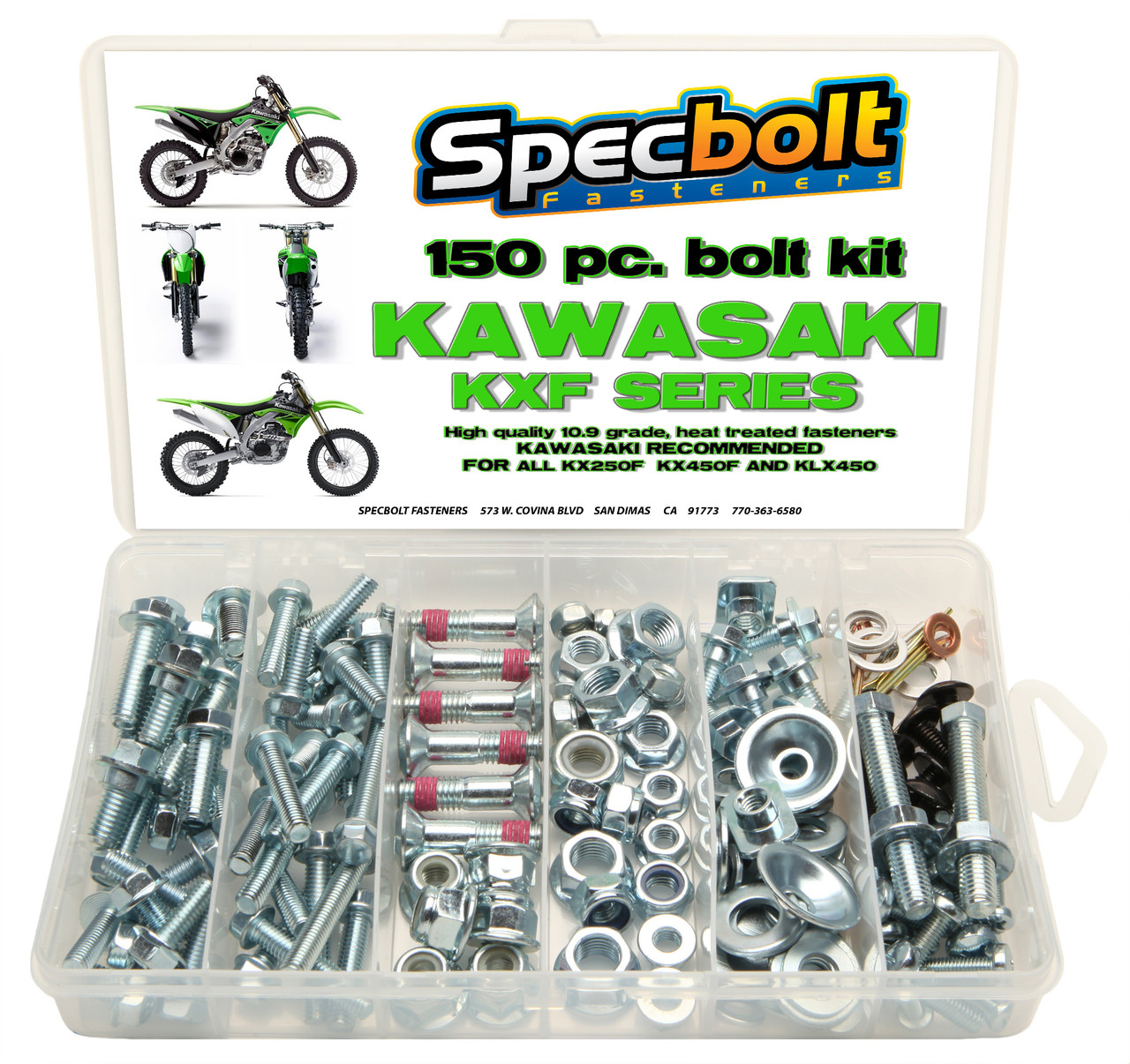 Kawasaki 04-Current 150pc Bolt Kit
