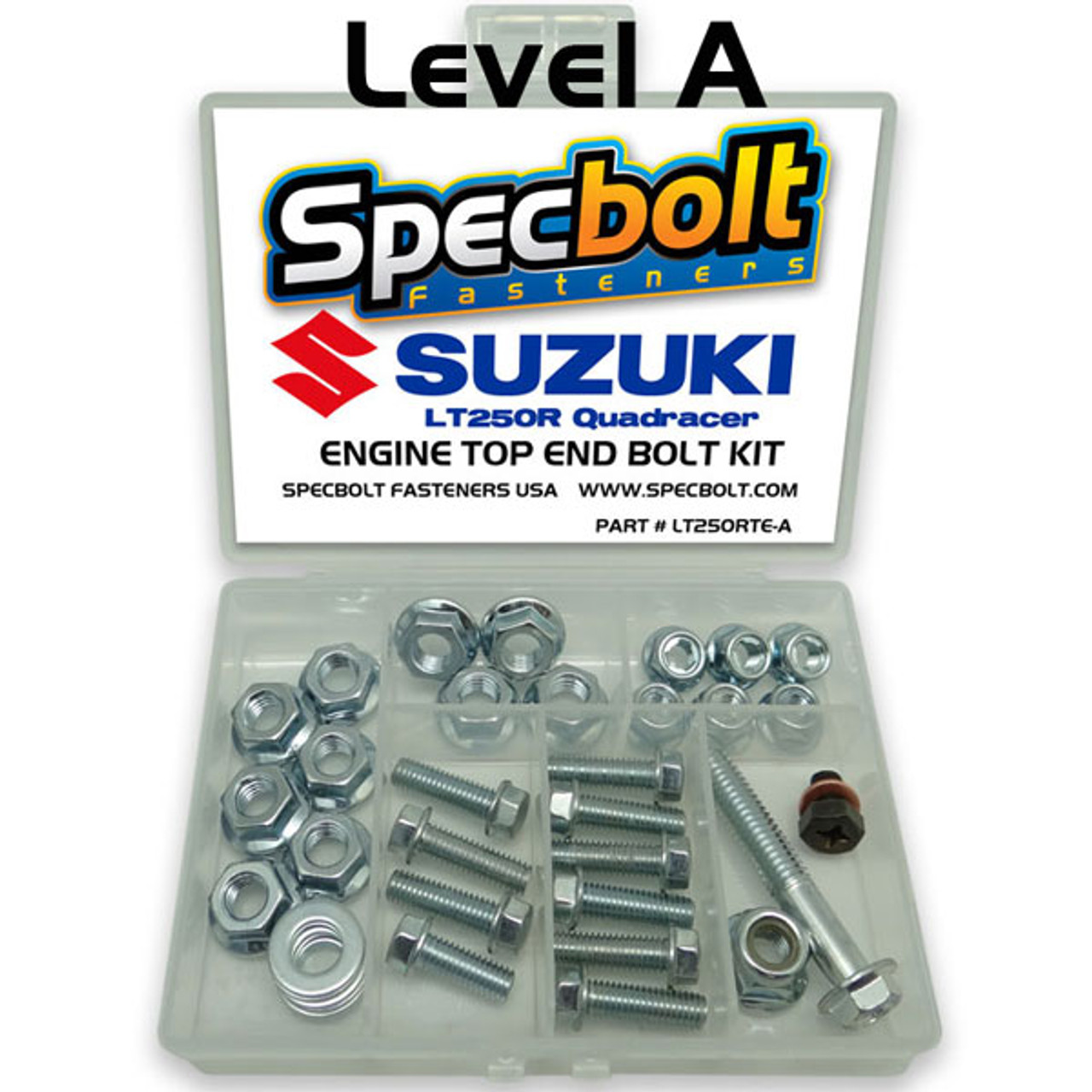 85-92 Suzuki LT250R Quadracer Engine Top End Kit A (OEM Zinc)