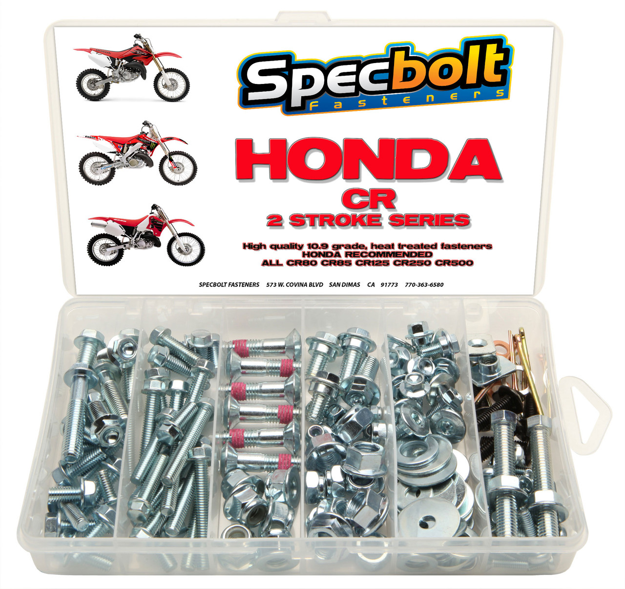 Honda CR 150pc Bolt Kit (Zinc)