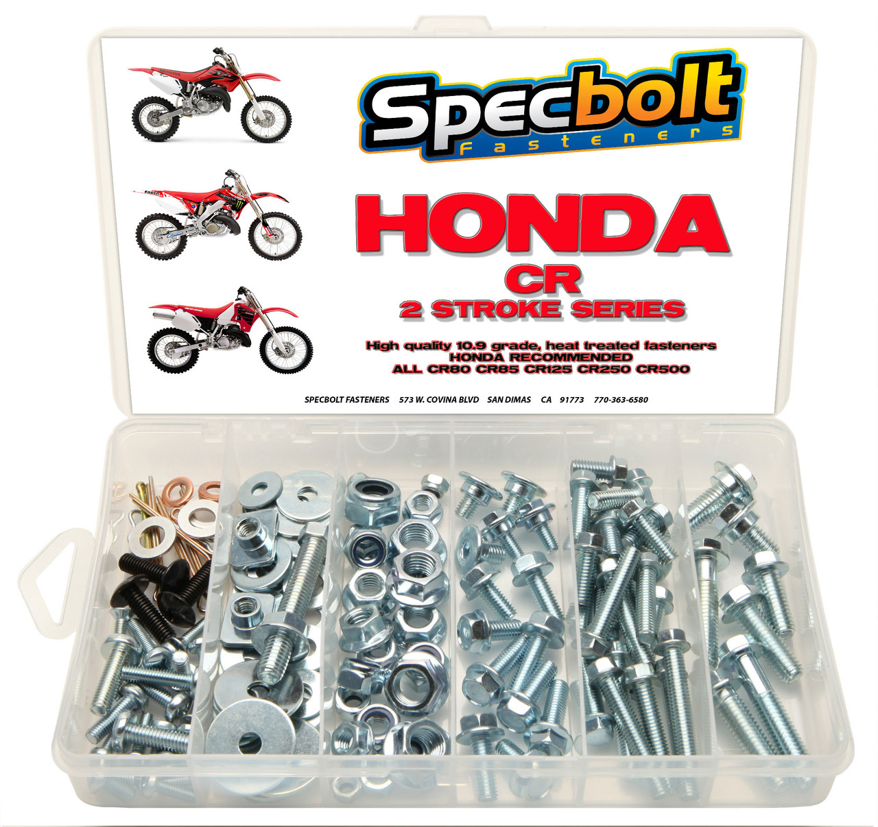 Honda CR 120pc Bolt Kit (Zinc)