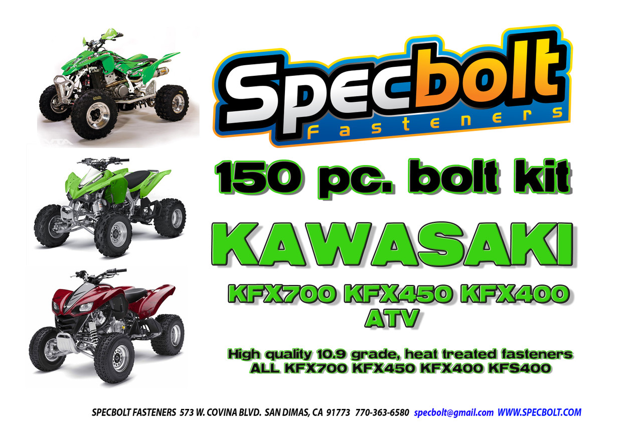 Kawasaki KFX400, KFX700 150pc Kit