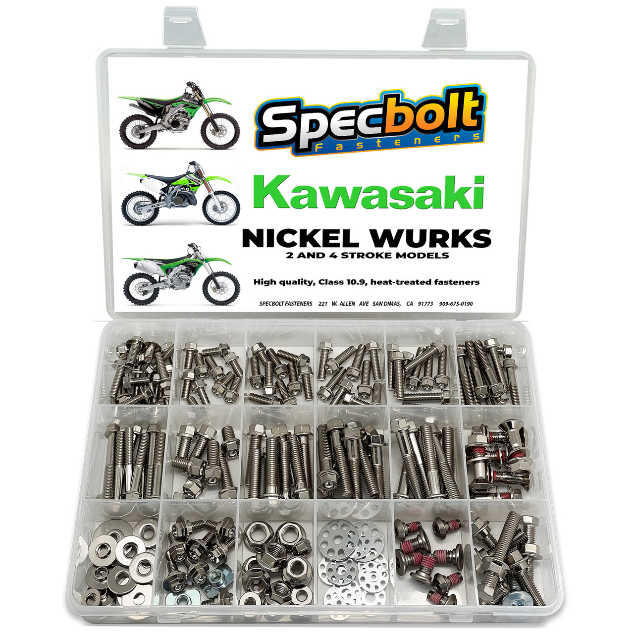 Kawasaki KX/KXF Dress Up Kit (Nickel Würks)