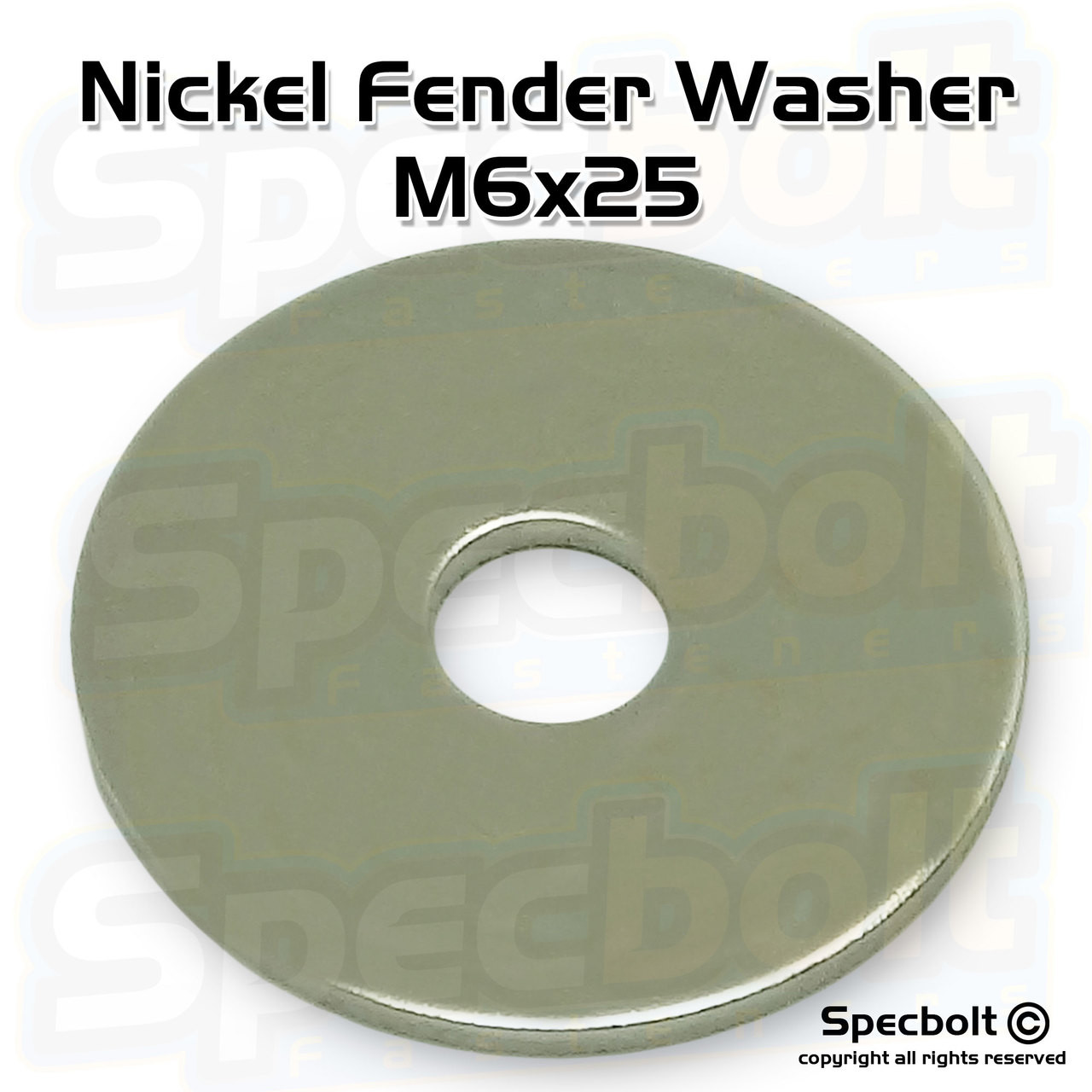 Fender Washer M6x25 (Nickel Würks)