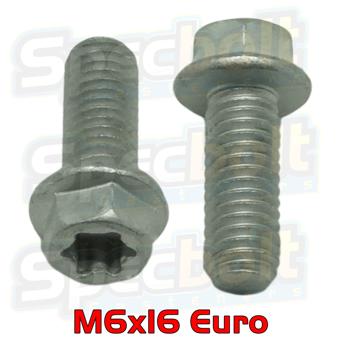 Euro Reduced Head Torx Type M6x16