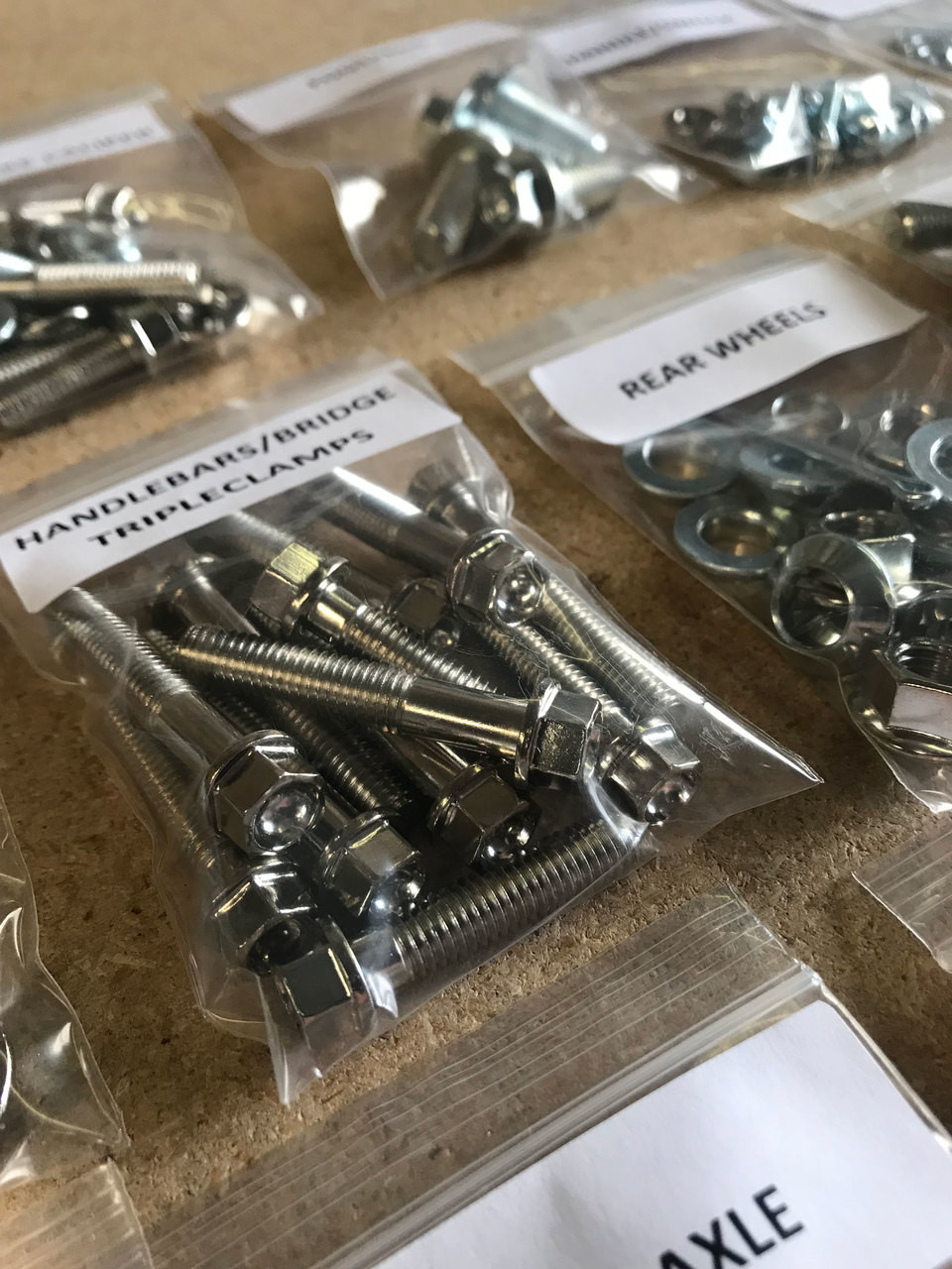 Motorcycle & ATV Restoration Fastener Kit (Nickel Würks)
