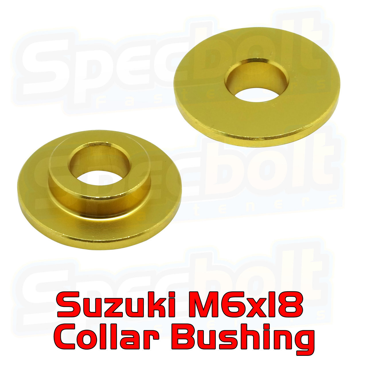 銅鏡 八橋 M684 Gold Suzuki M6x18 Collar Bushing