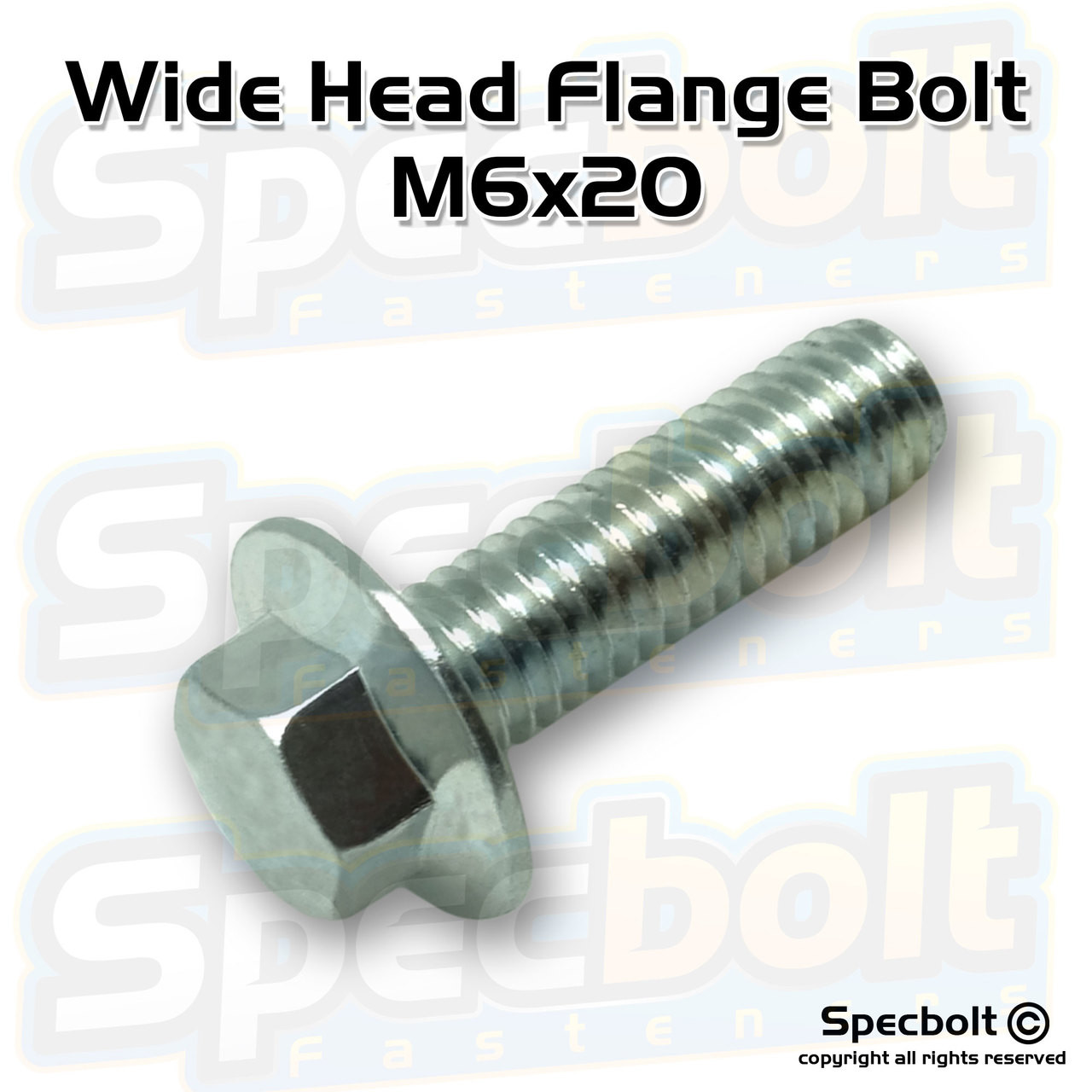 YAMAHA MATCH Wide-Head Flange Bolt M6x20 90105-06203-00