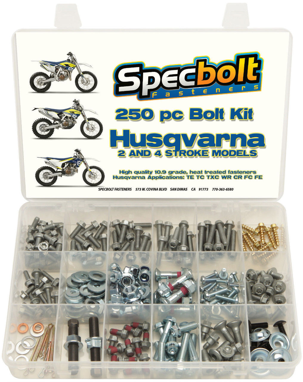 Specbolt - Kit de boulons de pignon et de rotor Husqvarna