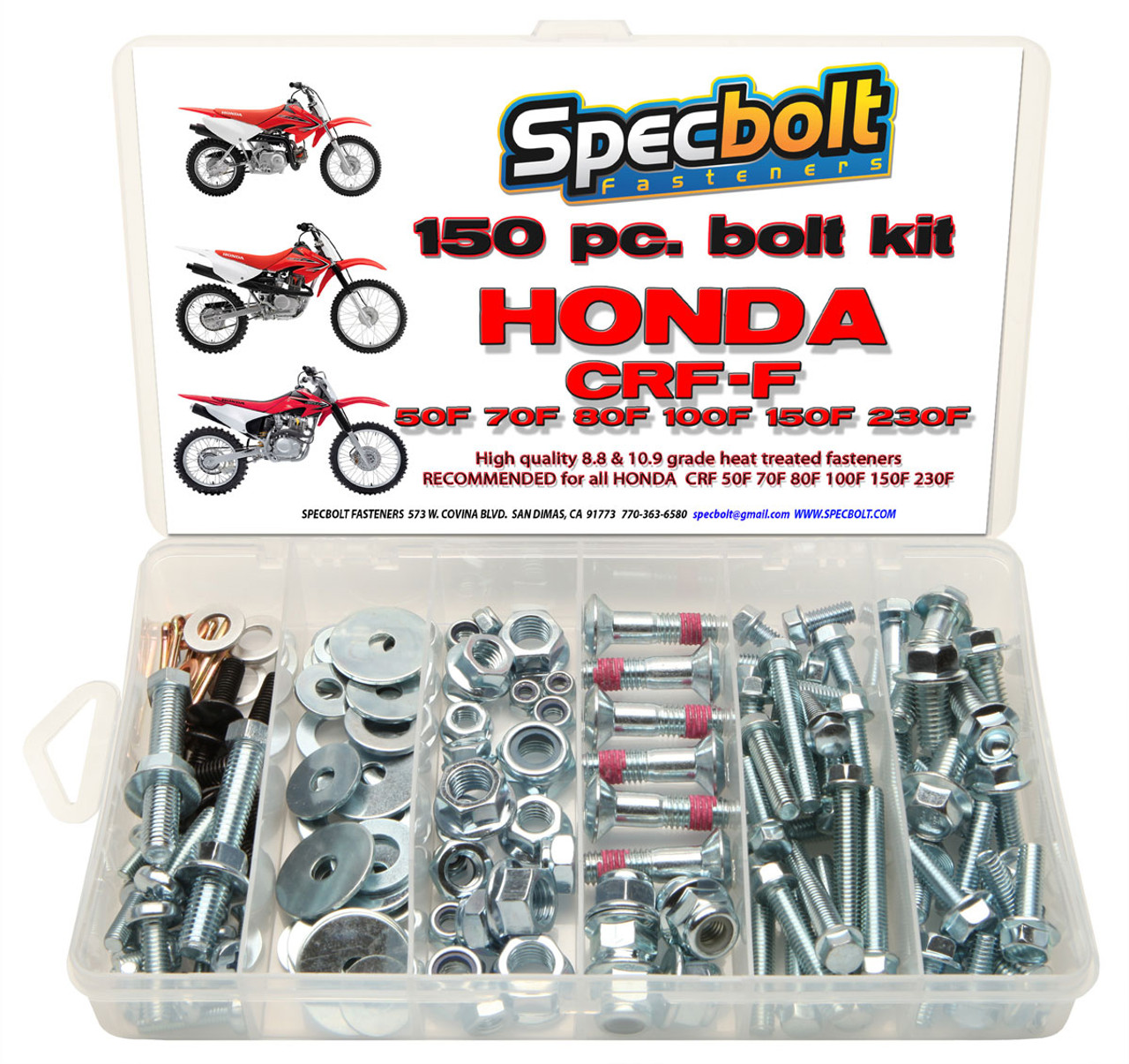 Honda CRF-F Models 150pc Maintenance/Repair Bolt Kit