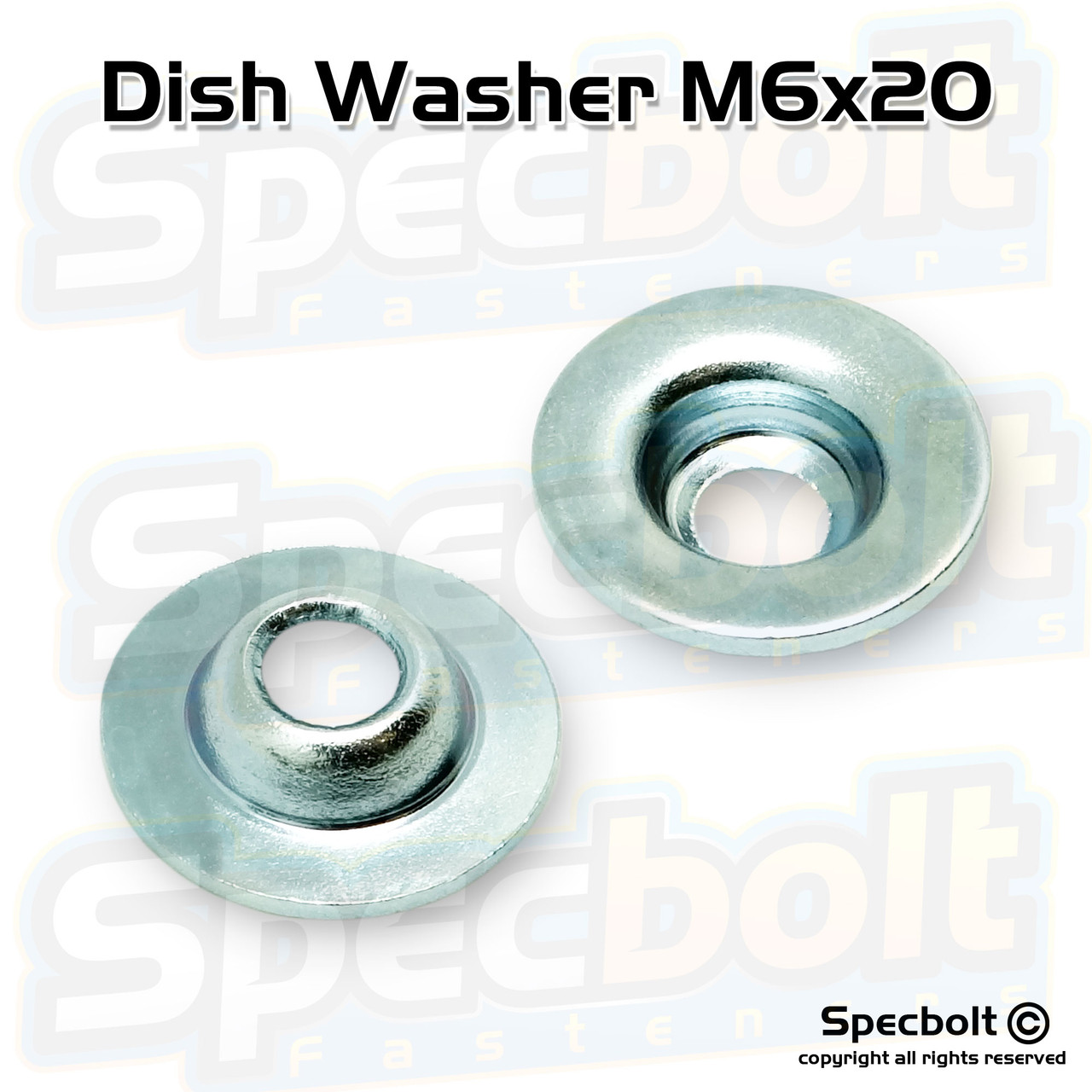 Dish Washer For Swing Arm Chain Slider M6x20 #92143-1676, 46104066050
