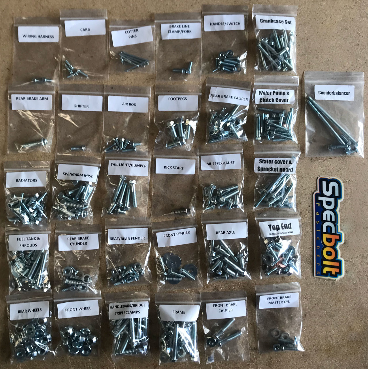 アクセサリー 5050 Specbolt zinc Original Factory type fastener fasteners full