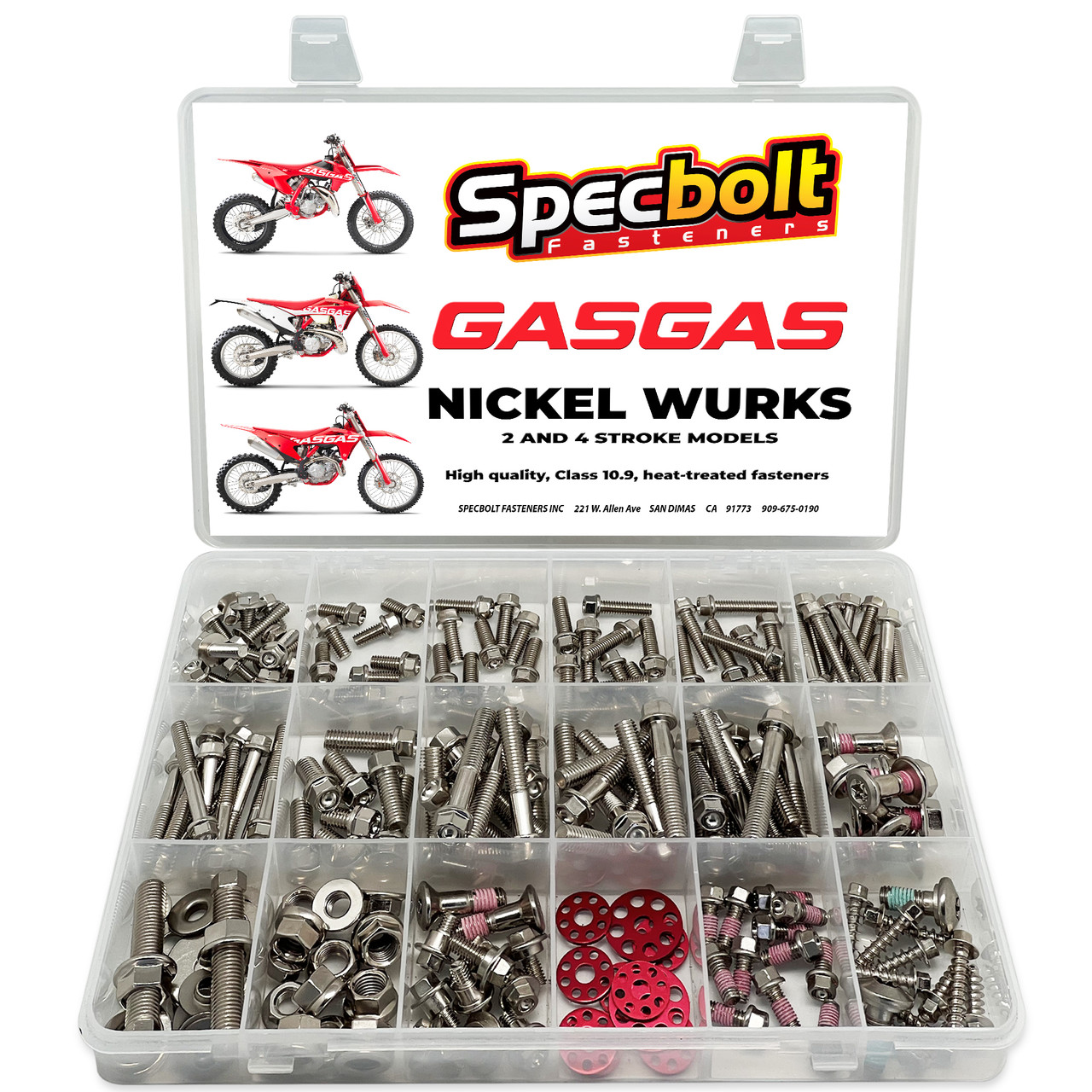 Volkel- Kit d'inserts filetés - M14 x 1.25 - 12,40 mm - Pack de 50- 923265  – Kustom Store Motorcycles