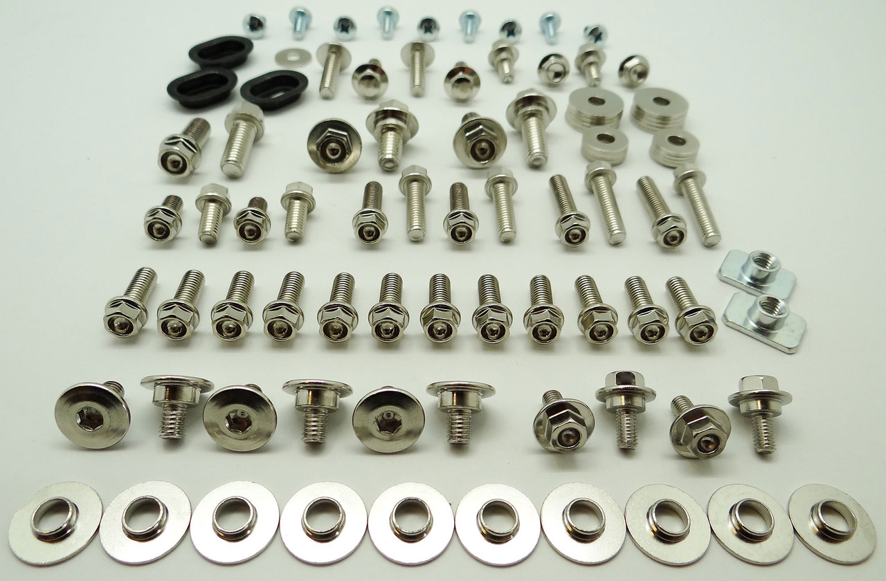 Bodywork Fasteners Specbolt Nickel Wurks Bodywork Plastics Fastener kit for Honda CR 80 85 ...