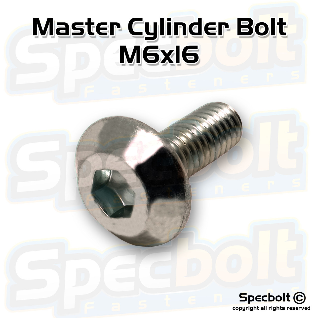 maa　38サイズ Master Cylinder Bolt M6x16 Nickel