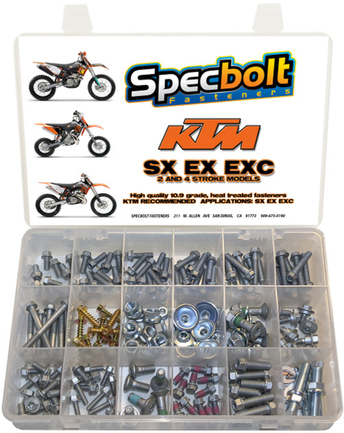 KTM SX EX EXC 76 pc Plastics & Bodywork Kit